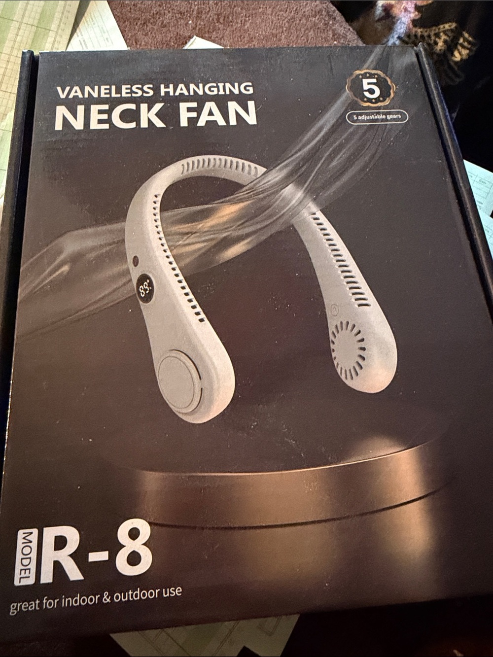 Vaneless Hanging Blue Neck Fan